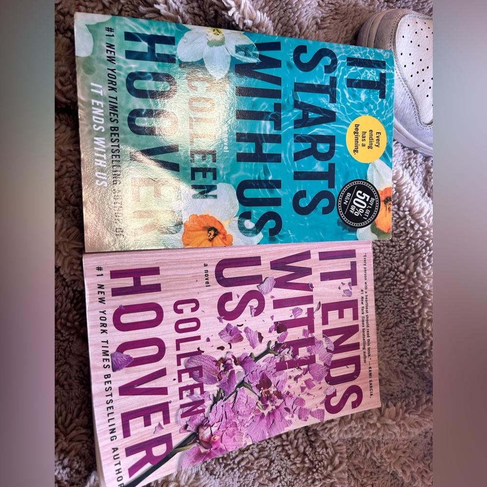 It ends with us Colleen Hoover series. Both books